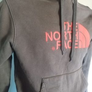 The North Face szürke kapucnis pulóver (hoodie)